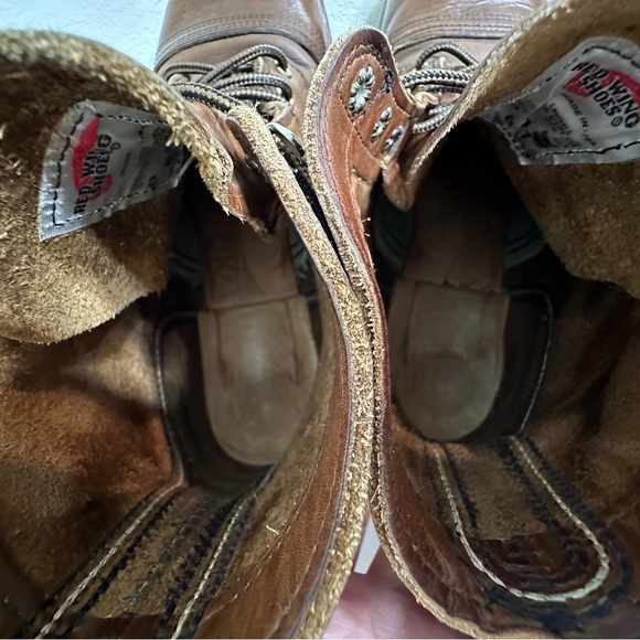 Red Wing Shoes Iron Ranger Size US 10.5 D Men's Leather Boot - Brown Copper 8085 - Picture 5 of 13